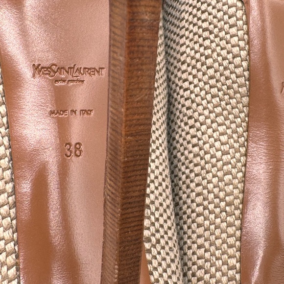 Saint Laurent Cloth heels 38 Used Brown, Cloth - Picture 10 of 16